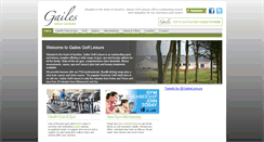 Desktop Screenshot of gailesgolfleisure.com